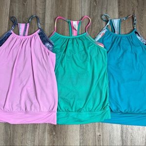 Ivivva By Lululemon Double Dutch Tank Set Of 3
